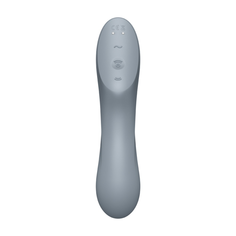 【1010SHOP】德國 Satisfyer Curvy Trinity 3 陰蒂吸吮+震動按摩棒 紅 | 灰 按摩棒-細節圖6