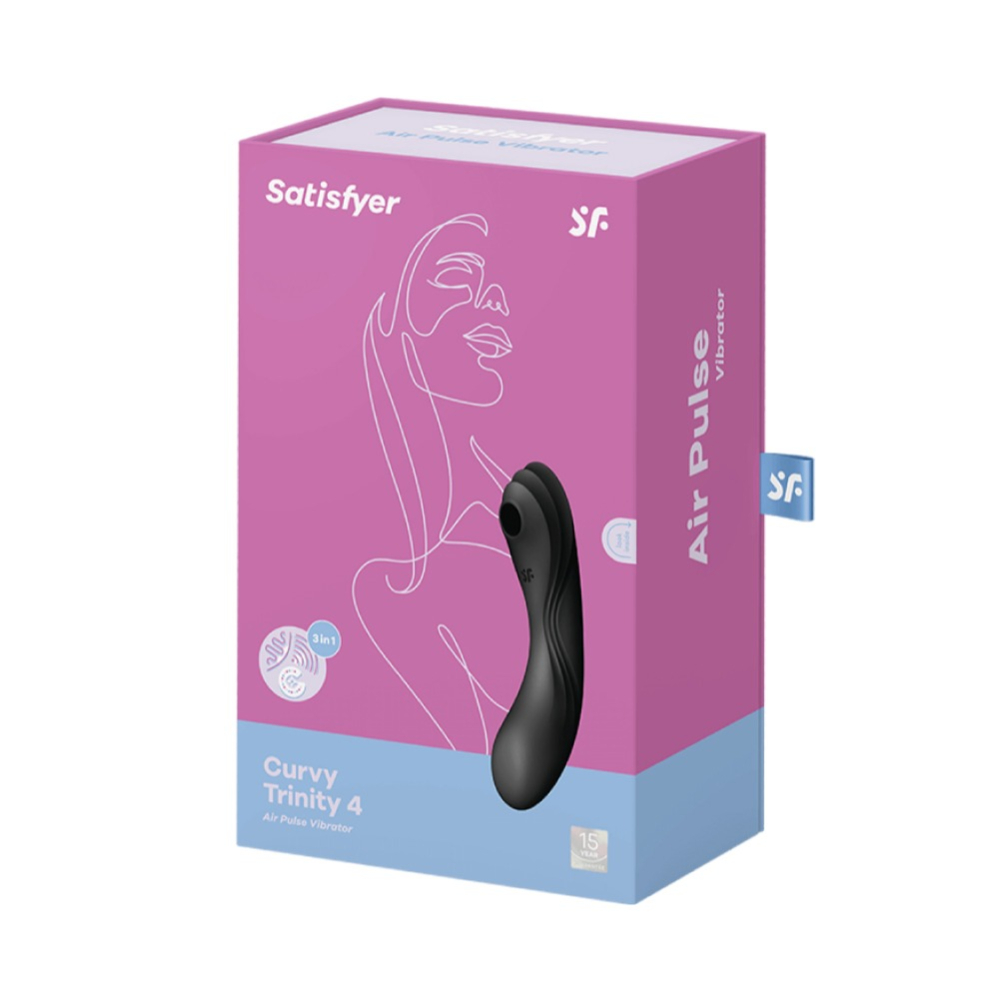 【1010SHOP】德國 Satisfyer SF Curvy Trinity 4 陰蒂吸吮+震動按摩棒 吸吮器 按摩棒-細節圖10