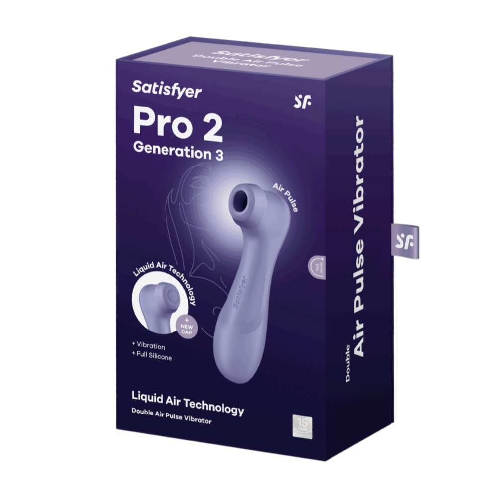 【1010SHOP】德國 Satisfyer Pro 2 G3 拍打 吸吮 陰蒂 震動器 酒紅/深灰/丁香 情趣用品-細節圖10