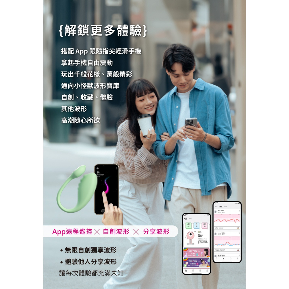 【1010SHOP】Sistalk 小怪獸 Smart 小智蛋 APP 遠端遙控 穿戴 鯨魚 惡魔 哥斯拉 情趣 跳蛋-細節圖8
