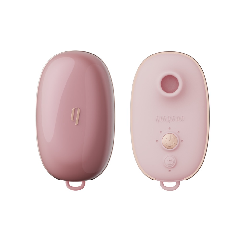 【1010SHOP】輕喃 qingnan #0 壓感脈衝吮吸按摩器 吸吮器 按摩器 按摩棒 脈衝 綠色 粉色 情趣用品-細節圖2