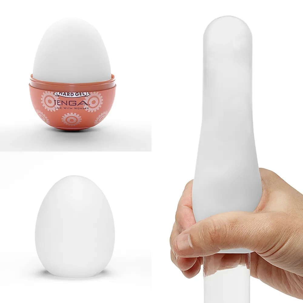 【1010SHOP】TENGA EGG 奇趣蛋 HARD堅挺系列 連環/螺旋/尖錐/艷陽/雲霧/齒輪 飛機杯 自慰杯-細節圖5