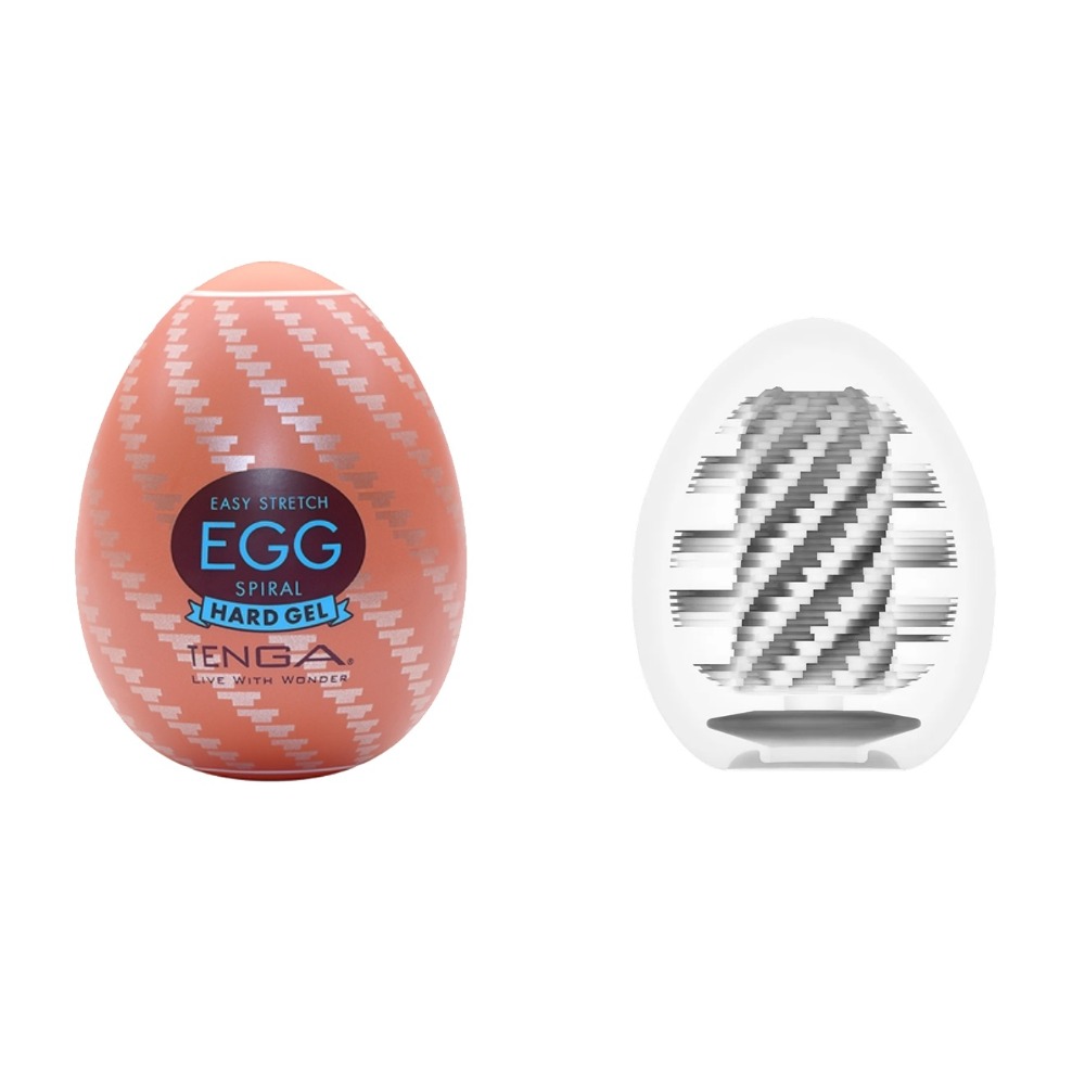 【1010SHOP】TENGA EGG 奇趣蛋 HARD堅挺系列 連環/螺旋/尖錐/艷陽/雲霧/齒輪 飛機杯 自慰杯-規格圖1