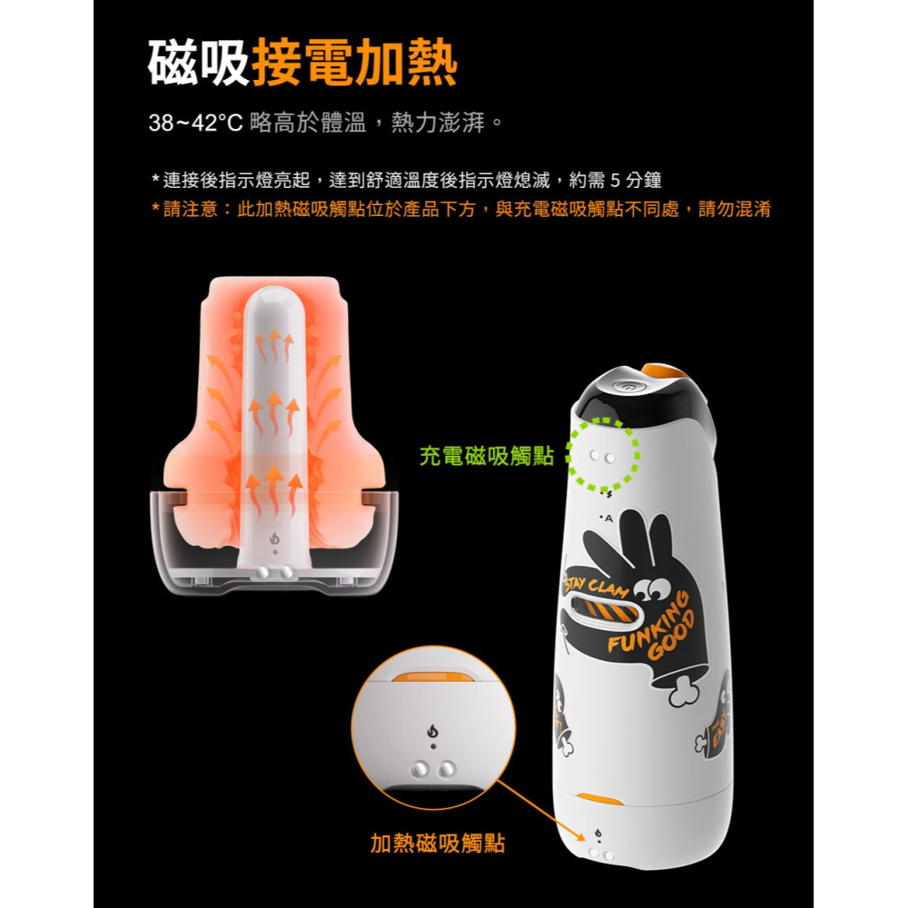 【1010SHOP】SISTALK 絢風杯 電動 飛機杯 快速加熱 App 智能版 雙向遠端遙控 自慰器 自慰杯-細節圖11