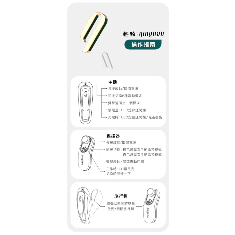 【1010SHOP】輕喃 qingnan #6 6號 遙控 穿戴式 磁吸式 跳蛋 按摩器 情趣用品 成人玩具-細節圖10
