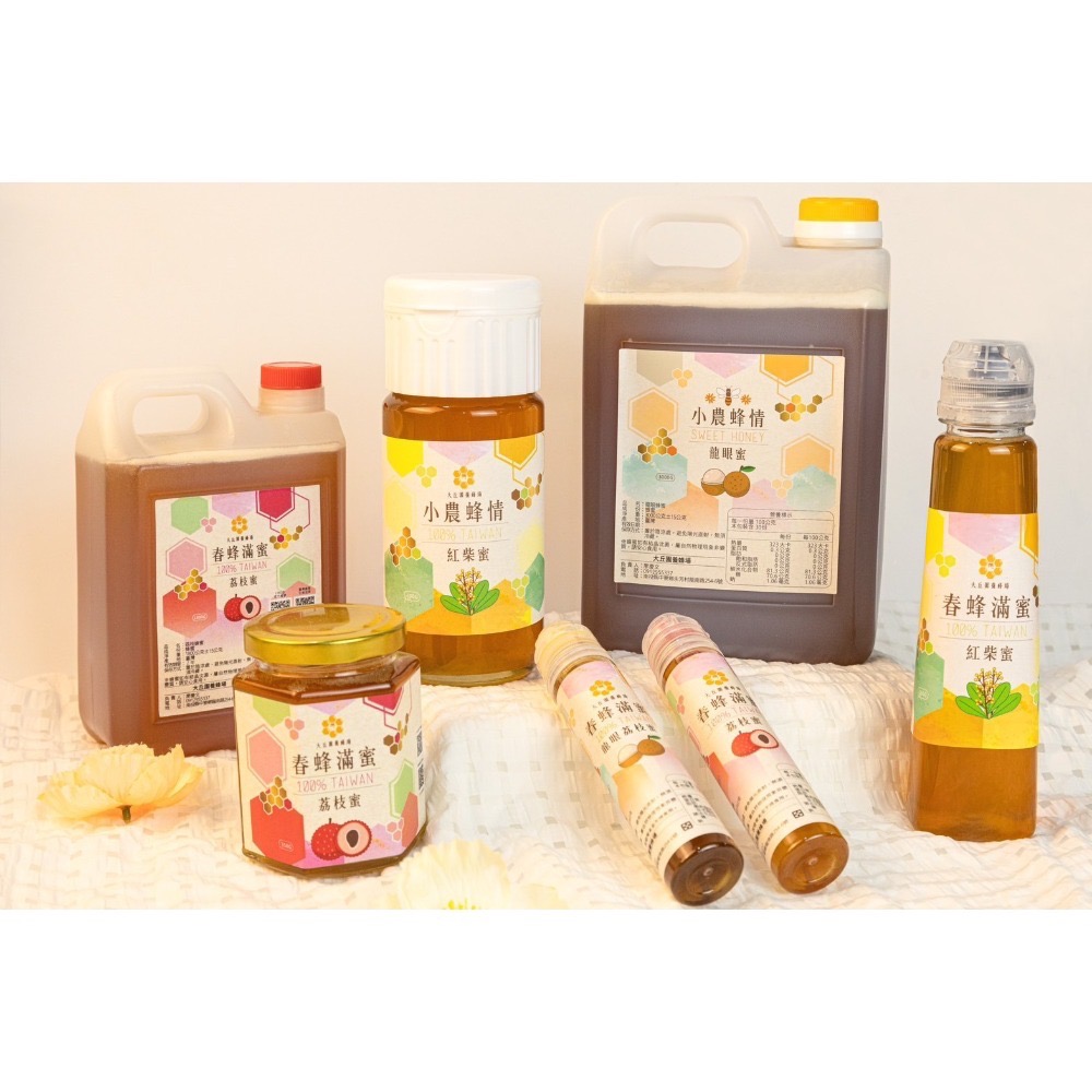 大丘園養蜂場 100%臺灣純蜂蜜 5台斤裝 3公斤 桶裝 龍眼 荔枝 龍荔 龍眼蜜 荔枝蜂蜜 國產蜂蜜 蜂蜜 純蜜-細節圖3