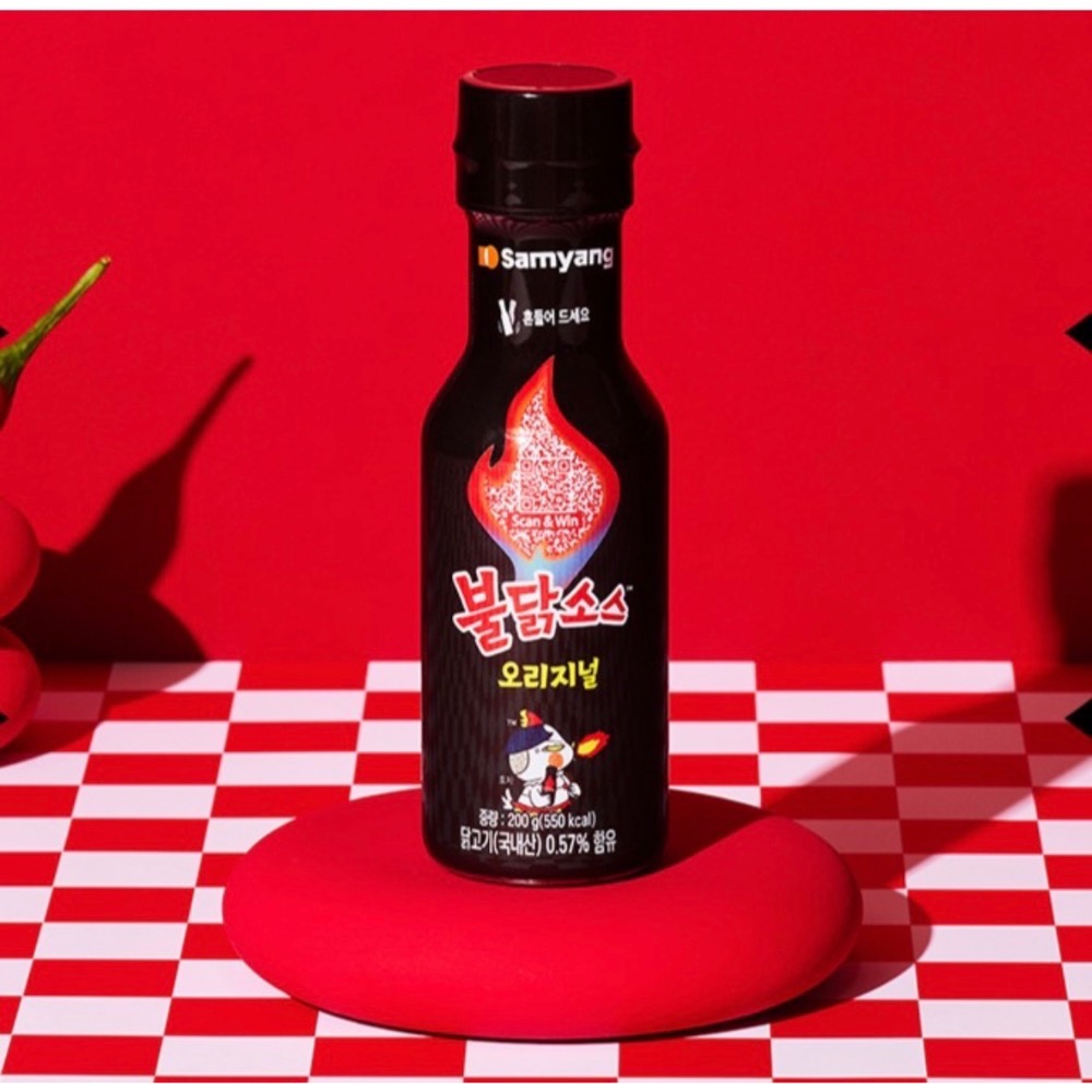 韓國🇰🇷Samyang Foods 三養 Buldak 火辣雞肉風味辣醬（黑瓶）-細節圖3
