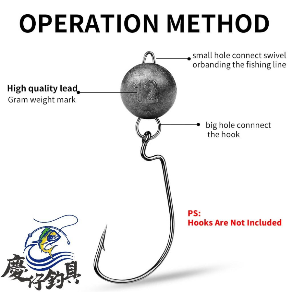 【慶仔釣具 現貨開發票】 速扣鉛 3g - 14g 快掛鉛 速扣 路亞快扣 路亞配重 德州釣組 軟蟲釣組 路亞-細節圖2