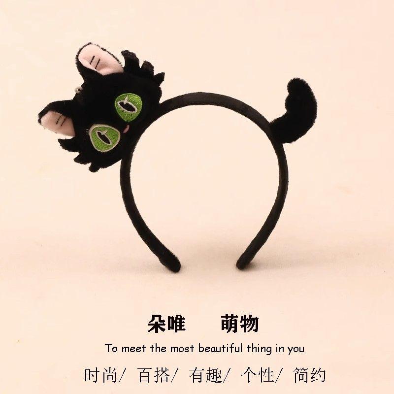 火星兔★髮箍 可愛貓咪髮箍 超萌小貓 搞怪卡通頭飾 兒童成人活動錶演 拍照 髮卡00-細節圖9