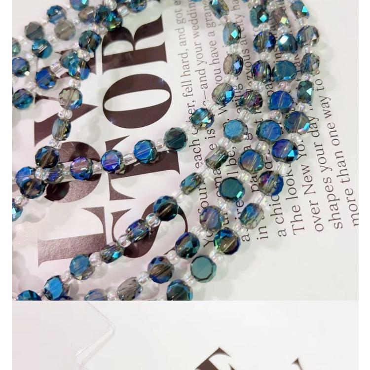 火星兔★背手機 手機斜背 手機長鍊 個性斜跨肩背 手機鍊 掛繩手工編織 水晶掛飾 女款掛脖-細節圖9