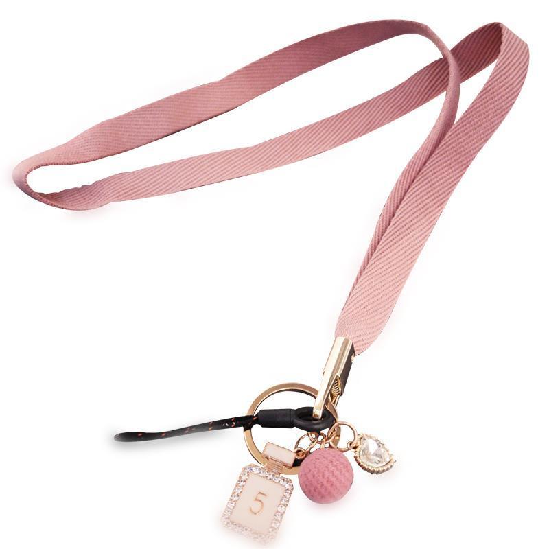 火星兔★背手機 手機斜背 手機長鍊 手機掛繩 女款掛脖 長款不勒脖帶子 手機通用吊墜鍊 鑰匙扣 可拆卸鍊-細節圖5