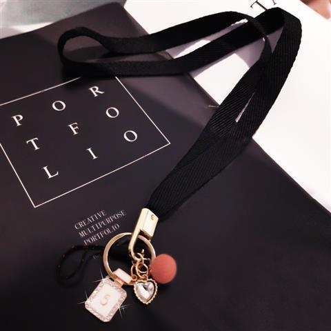 火星兔★背手機 手機斜背 手機長鍊 手機掛繩 女款掛脖 長款不勒脖帶子 手機通用吊墜鍊 鑰匙扣 可拆卸鍊-細節圖8