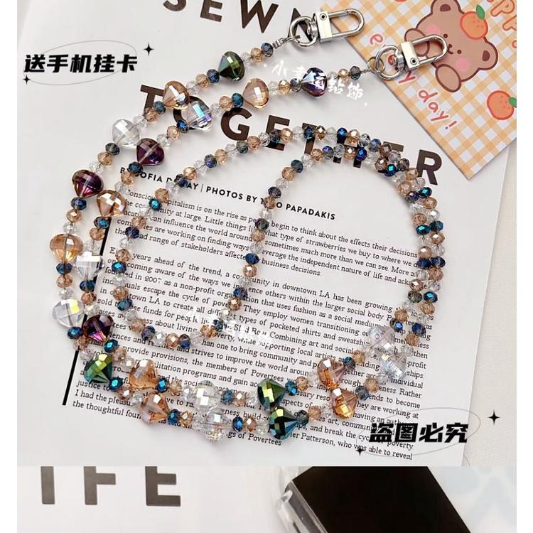 火星兔★背手機 手機斜背 手機長鍊 串珠手機鍊 斜跨 貝殻水晶 長款掛脖 肩背掛飾-細節圖8