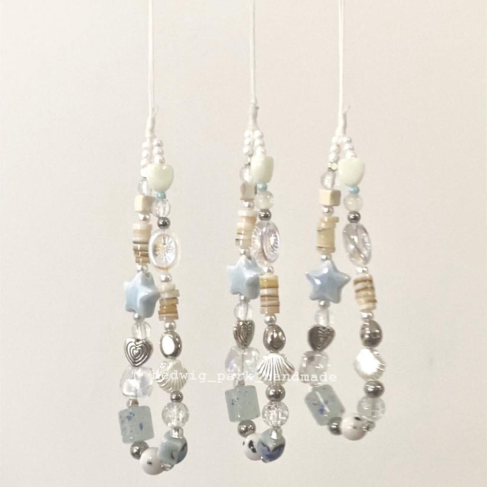 火星兔★吊飾 手機繩 手機吊飾 多巴胺 夏日海風 ccd相機手繩 diy手工串珠 手機掛繩 手機殻 拍立得掛件 小衆-細節圖8