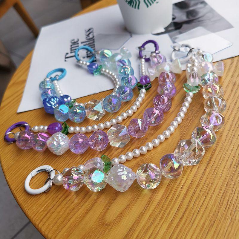 火星兔★吊飾 手機繩 手機吊飾 手機掛繩 手腕鍊子 炫彩掛墜 ins網紅手提鍊條 短款吊繩 手機掛繩 手機鍊-細節圖3