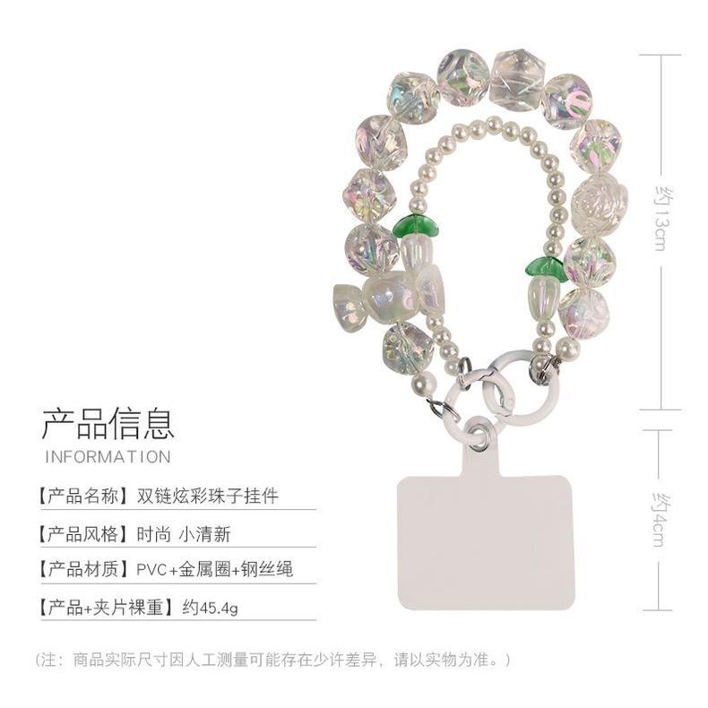 火星兔★吊飾 手機繩 手機吊飾 手機掛繩 手腕鍊子 炫彩掛墜 ins網紅手提鍊條 短款吊繩 手機掛繩 手機鍊-細節圖9