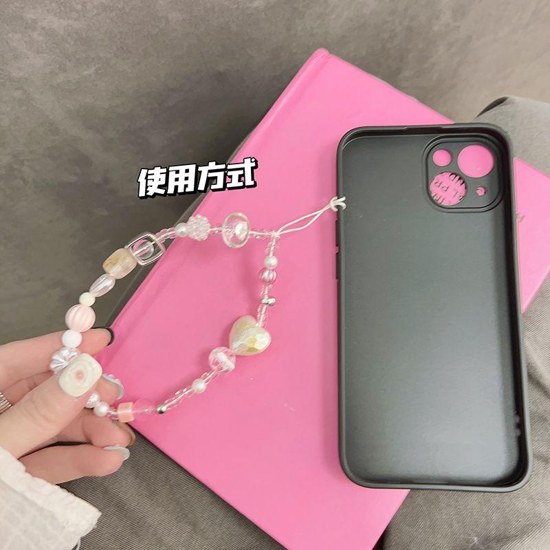 火星兔★吊飾 手機繩 手機吊飾 小清新 重工精美不規則珠珠 手機掛繩 手機鍊 串珠 韓國 手機鍊條-細節圖3