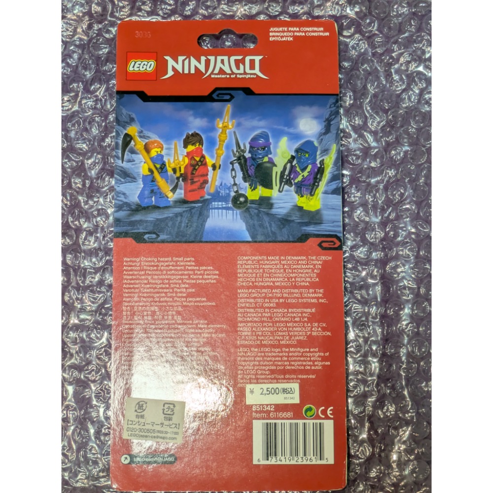 全新現貨 樂高LEGO人偶 旋風忍者 NINJAGO 851342 幽靈季獨佔吊卡-細節圖2