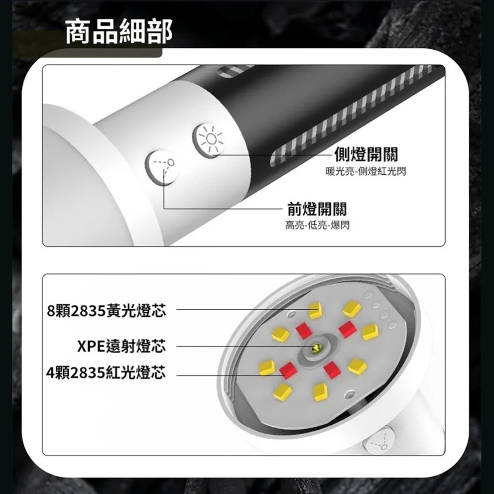 【利百代】LY-7003FL高亮度氛圍Type-C充電手電筒-細節圖6