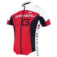 【精選特賣】Louis Garneau EQUIPE 短車衣 藍 紅 自行車 車衣-細節圖3