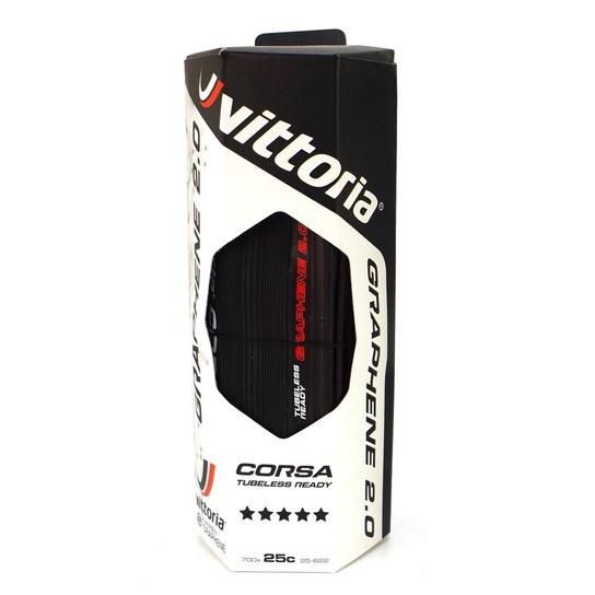 【精選特賣】VITTORIA CORSA 700X25C TLR 無內胎外胎 自行車公路車用黑色外胎 G2.0-細節圖2