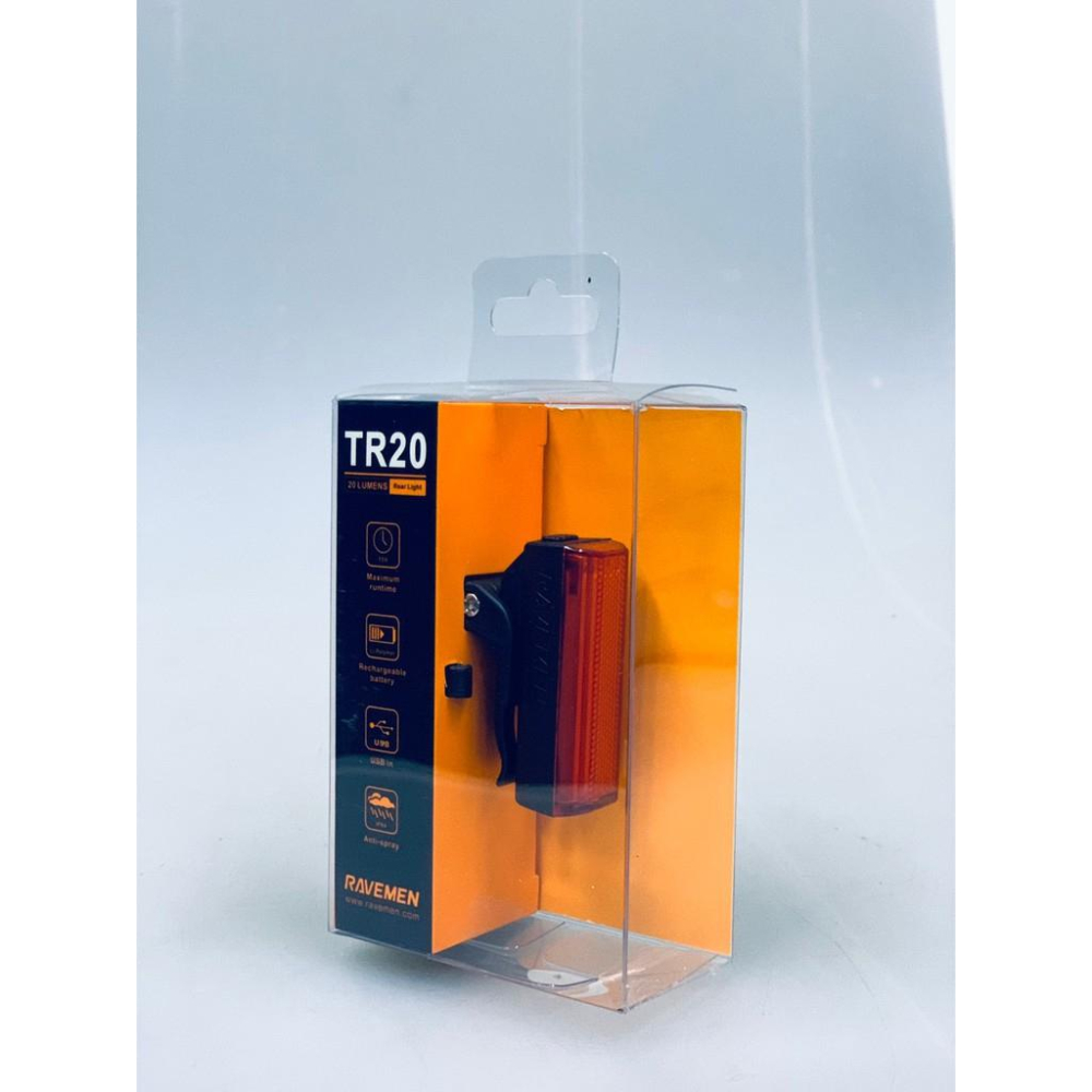 【2023母親節特惠】RAVEMEN TR20 後燈 (USB200mAh) 自行車 車燈 後燈 警示燈-細節圖2