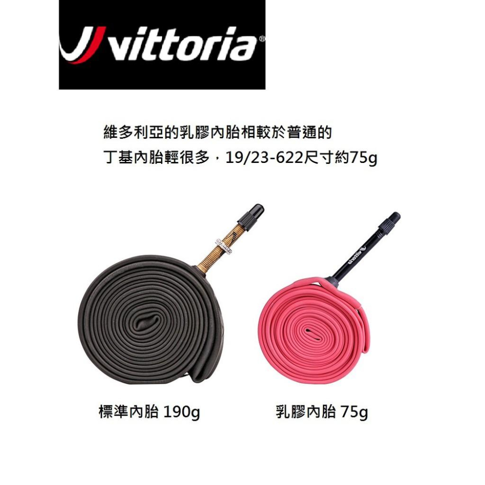 【精選特賣】VITTORIA Competition Latex 法嘴 48MM 競賽版 乳膠內胎 舒適吸震 騎乘感加分-細節圖4