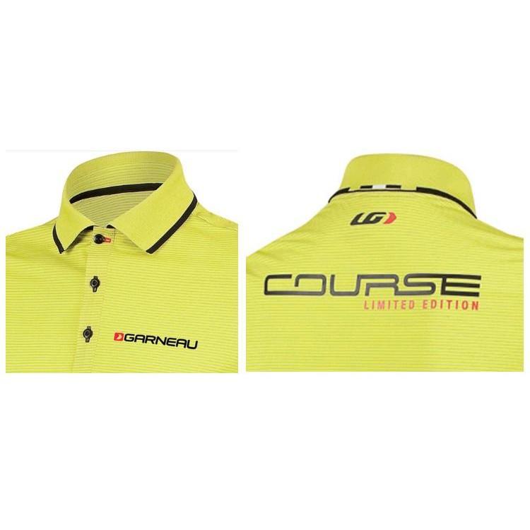 【精選特賣】LOUIS GARNEAU VIP POLO 男款 自行車 休閒 POLO杉 螢光黃-細節圖3