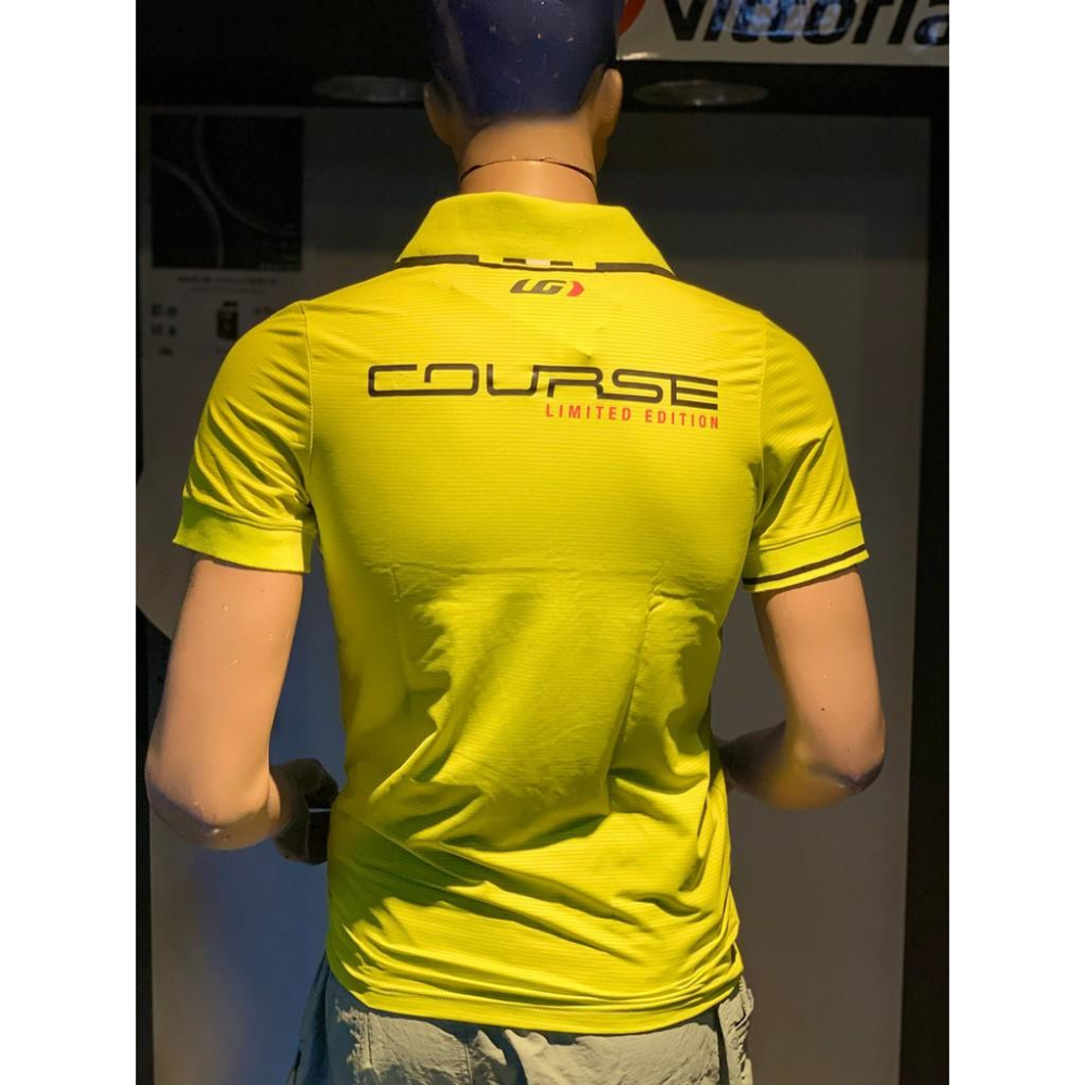 【精選特賣】LOUIS GARNEAU VIP POLO 男款 自行車 休閒 POLO杉 螢光黃-細節圖5