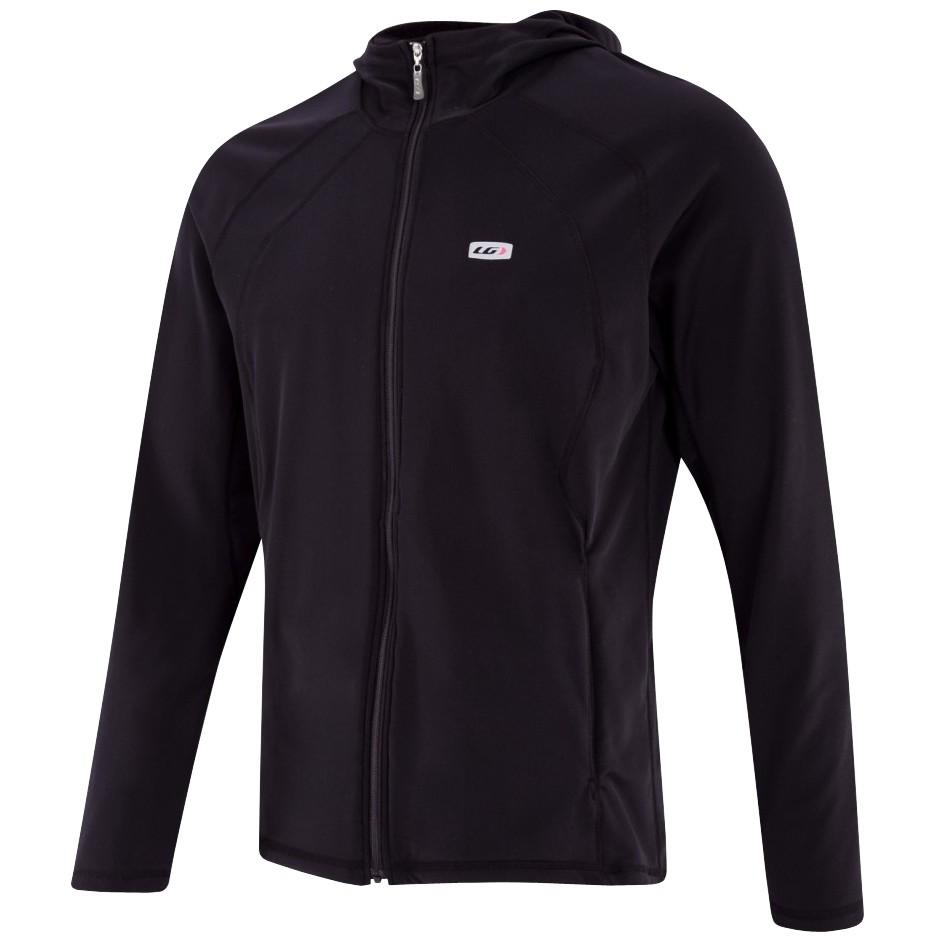 【精選特賣】㊝LOUIS GARNEAU HOODIE 男款 自行車 運動 長袖 連帽 外套 黑色 ö優惠任選-細節圖2