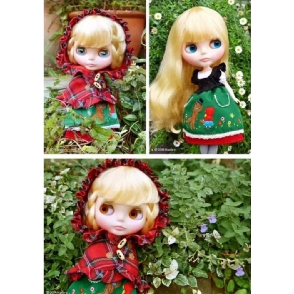 2014年 日本 blythe 正版娃娃 ⭐️現貨⭐️Scotty Mum 小紅帽 小布  全新-細節圖2