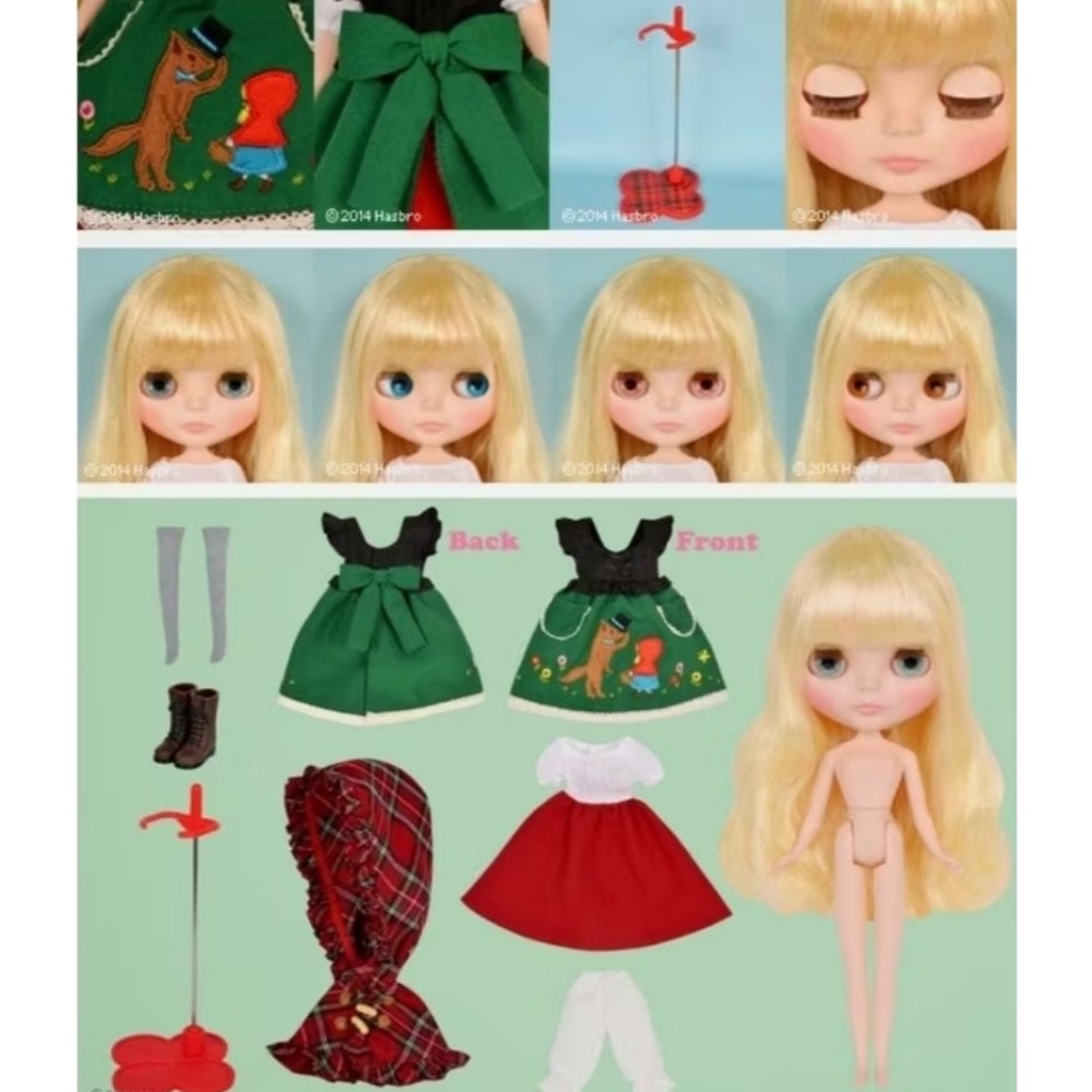 2014年 日本 blythe 正版娃娃 ⭐️現貨⭐️Scotty Mum 小紅帽 小布  全新-細節圖3