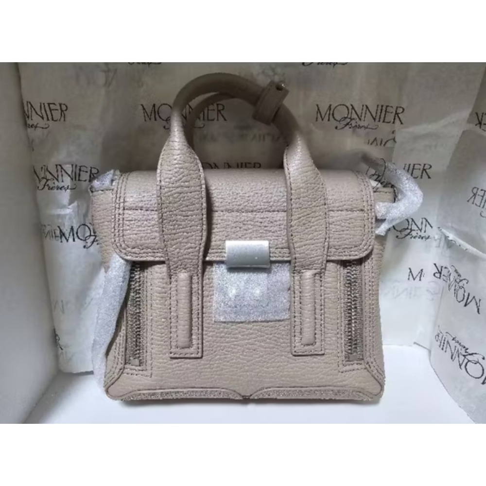 3.1 Phillip Lim mini satchel 象牙白 全新 現貨 正品-細節圖2
