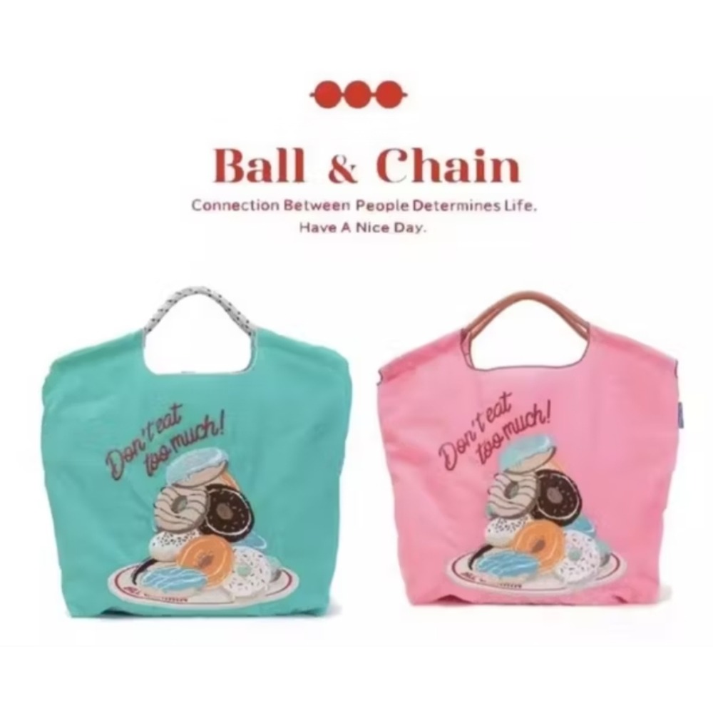 Ball & Chain 刺繡購物袋 迷你包 M號 L號 全新 正品 現貨-規格圖5