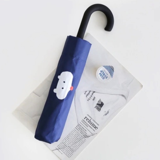 韓國 Romane 藍色 狐狸 輕量 折疊傘-細節圖2