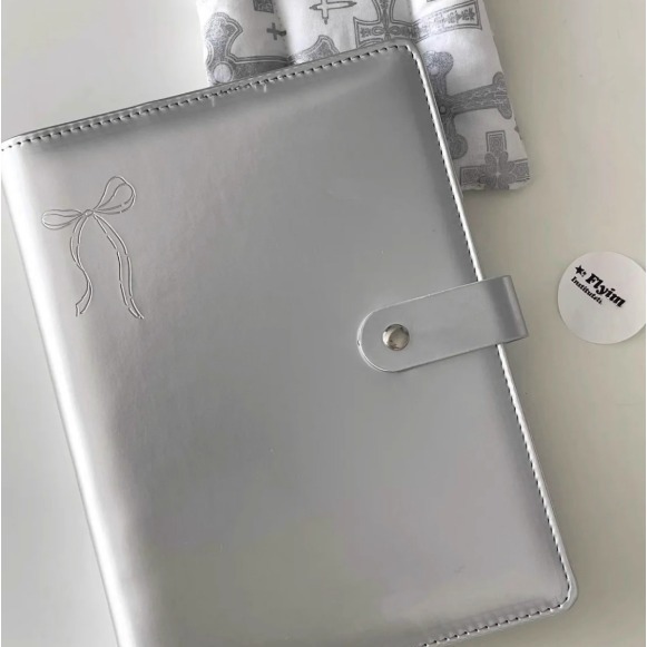 銀色皮質卡冊+20張內頁+2張擋板