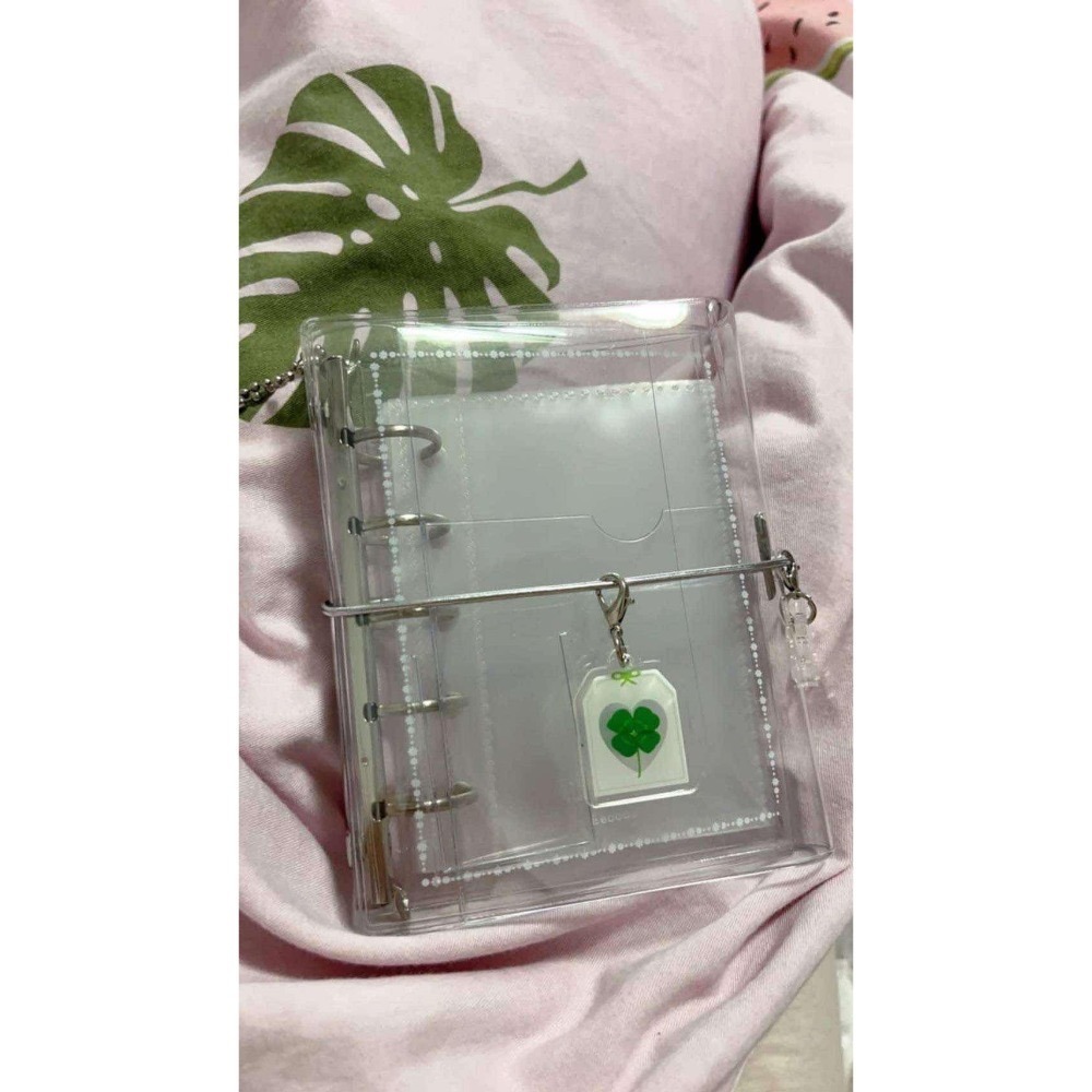 M5透明單格卡冊 無幸運草配件含10張內頁