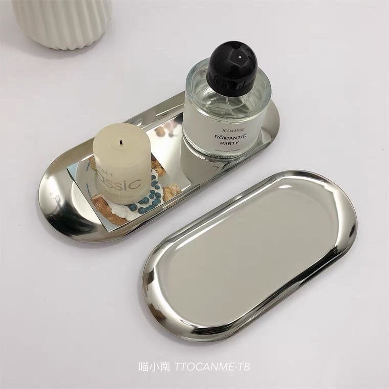 銀色托盤 18公分