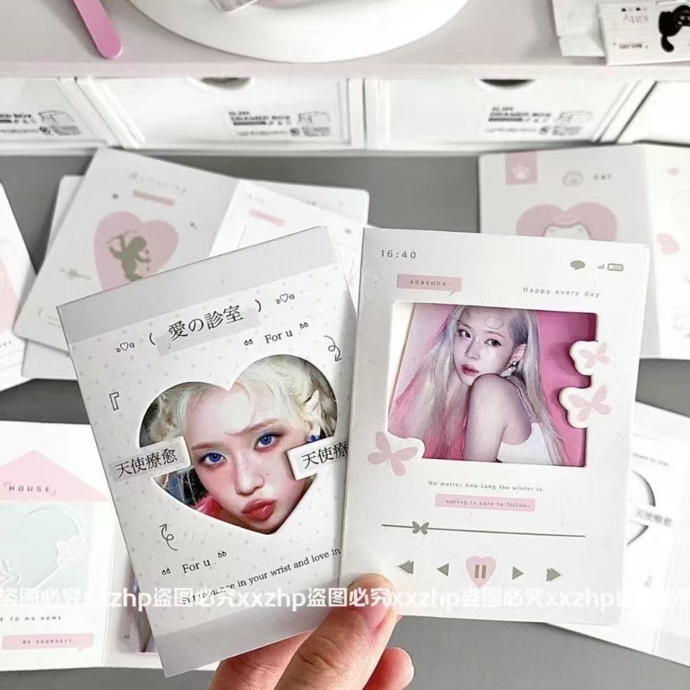 簡約鏤空迷你摺頁 10張