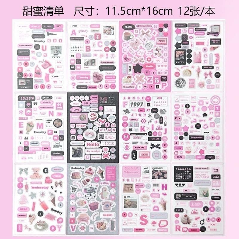 【包材書店】貼紙/貼紙本專用區-規格圖1