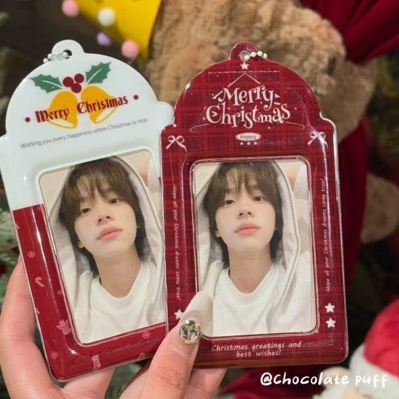 聖誕氛圍卡套（紅白）