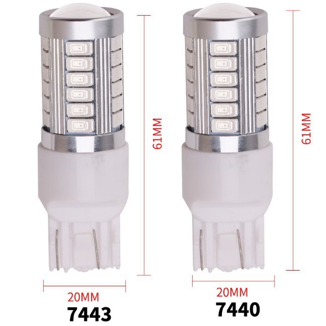 LED燈 T20 7440 7443 1156 1157 5630-33SMD 剎車燈方向燈倒車燈-細節圖3