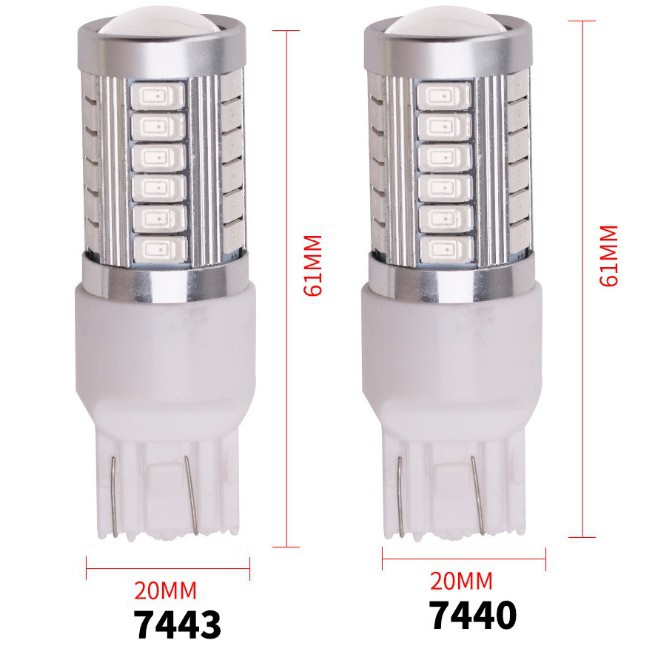 LED燈 T20 7440 7443 1156 1157 5730 5630-33SMD 剎車燈方向燈倒車燈-細節圖3