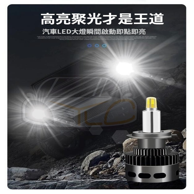 YLC。爆亮360度 LED大燈 霧燈 6000K 3000K H1 H7 H11 9012 9005 9006 D2S-細節圖3