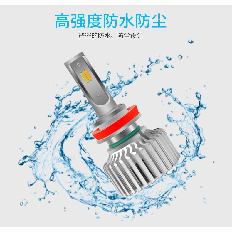 YLC。三色溫60W 9000LM LED大燈 H1/H4/HS1/H7/H8/H11/9006/H16 CSP-細節圖5