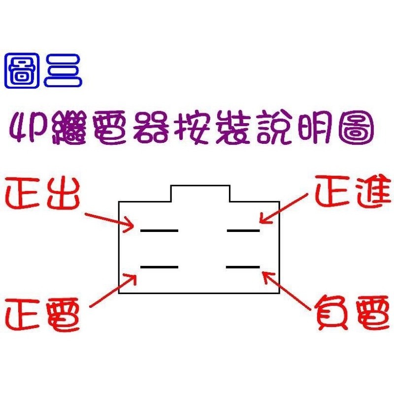 YLC。12V 24V 40A 繼電器 長方加帶線 底座 直流 R/E 12V DC 4P 四P 4Pin 四腳 4腳-細節圖2