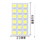 YLC。5050LED 48晶片 12v 大型燈板 室內燈 車廂燈 閱讀燈 小燈 （伸縮雙尖 T10）28~42MM-細節圖3