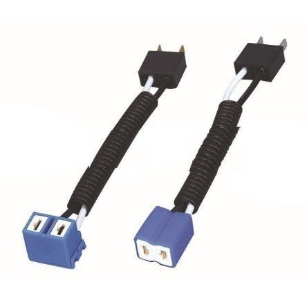 YLC。對插大燈燈座 H1/H3/H4/H7/H11/9005/9006 燈座 公母對插陶瓷燈頭 耐高溫線接插件-細節圖3