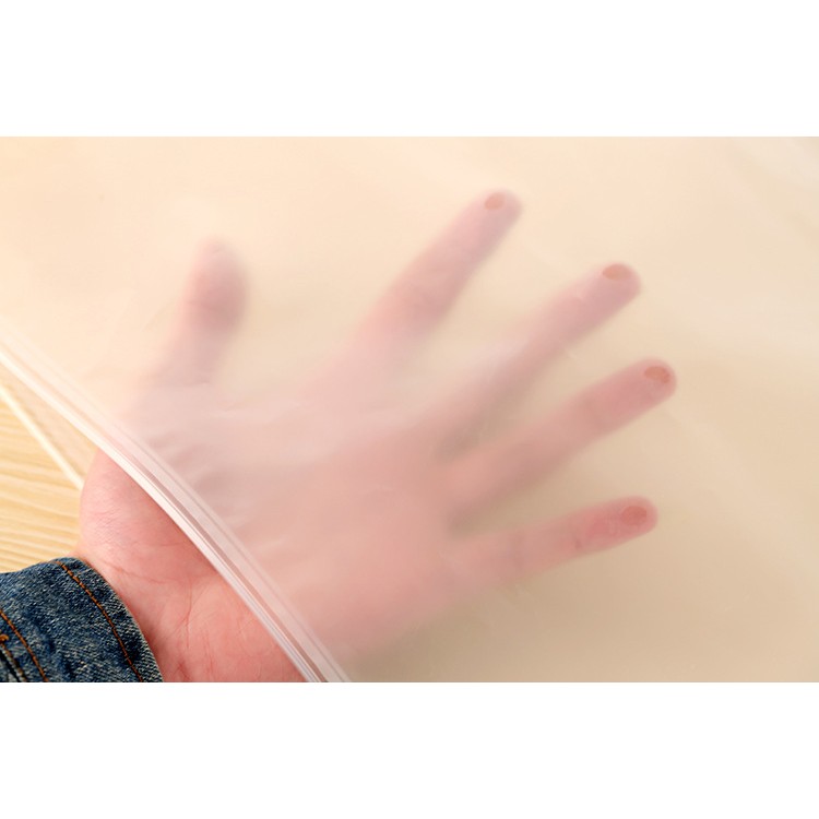 半透明防水夾鏈收納袋 旅行行李衣物整理分類袋 防塵袋 半透明袋子 特大號 大號 中號-細節圖3