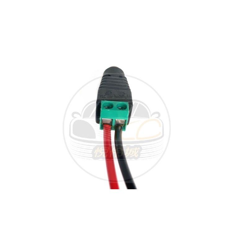 DC快速公頭 母頭 穩壓器電源DC頭-2.1DC公頭-DC頭-12V穩壓器-電源線-串接 監視器 攝影機-細節圖2
